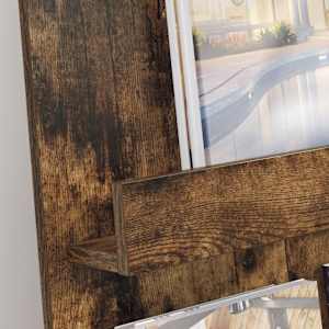 Regál na časopisy Kouřový dub 51 x 11 x 102 cm kompozitní dřevo - obrázek 4
