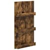vidaXL Ajakirja riiul Suitsetatud tamm 51 x 11 x 102 cm Tehispuit