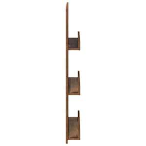 Regál na časopisy Staré dřevo 51 x 11 x 102 cm kompozitní dřevo - obrázek 6