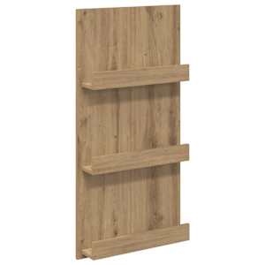 Regál na časopisy s policí Artisanový dub 51 x 11 x 102 cm - obrázek 2