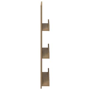 Regál na časopisy s policí Artisanový dub 51 x 11 x 102 cm - obrázek 6