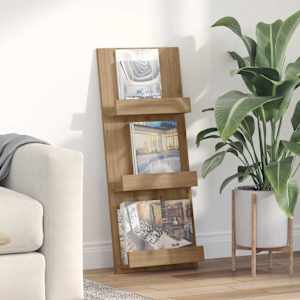 Regál na časopisy s policí Artisanový dub 43 x 11 x 102 cm - obrázek 1