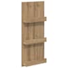 vidaXL Ajakirja riiul riiuliga K&auml;sit&ouml;&ouml;puu 43 x 11 x 102 cm Tehispuit