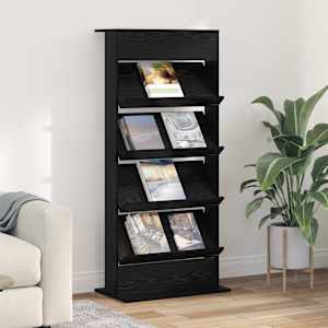 Regal za revije Črna Orehovina 70 x 41 x 156 cm Konstruiran les