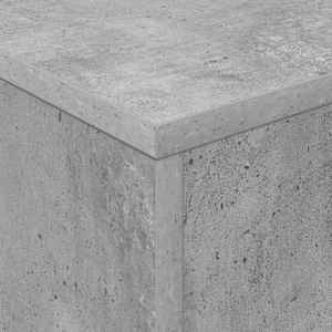 Regál na časopisy s policí Betonově šedá 70 x 41 x 156 cm - obrázek 8