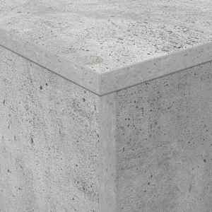 Regál na časopisy s policí Betonově šedá 70 x 41 x 126 cm - obrázek 8