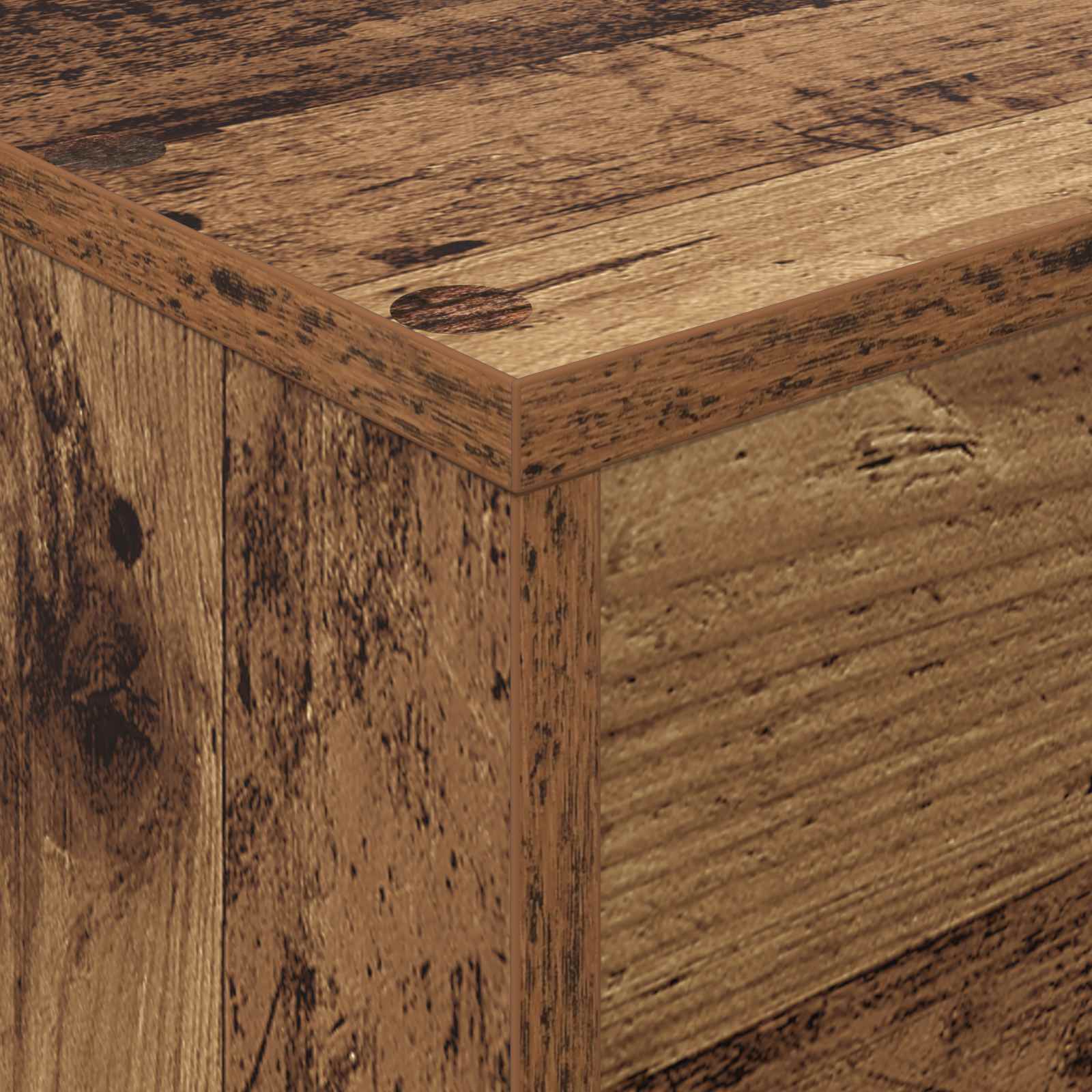 Raft pentru reviste Lemn vechi 70 x 41 x 126 cm Lemn compozit [7]