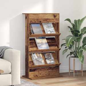 Regal za revije Star les 70 x 41 x 126 cm Konstruiran les