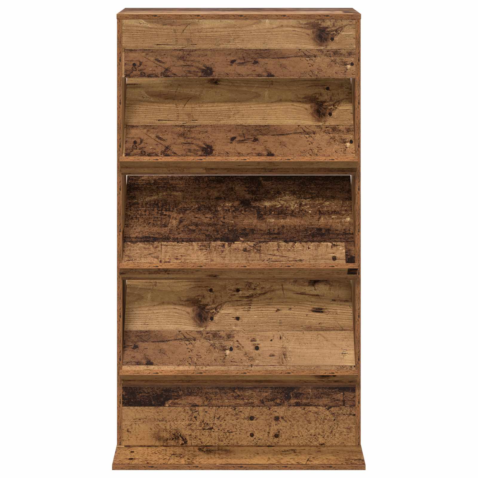 Raft pentru reviste Lemn vechi 70 x 41 x 126 cm Lemn compozit [4]