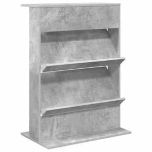 Regál na časopisy s policí Betonově šedá 70 x 41 x 96 cm - obrázek 2