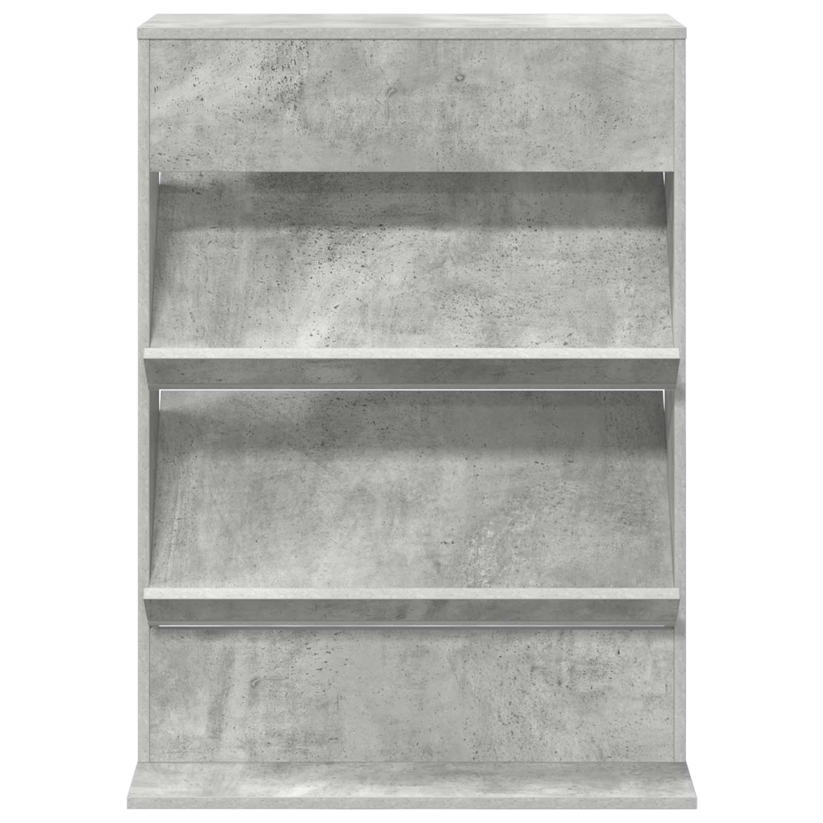 Raft pentru reviste Gri din beton 70 x 41 x 96 cm Lemn compozit [4]