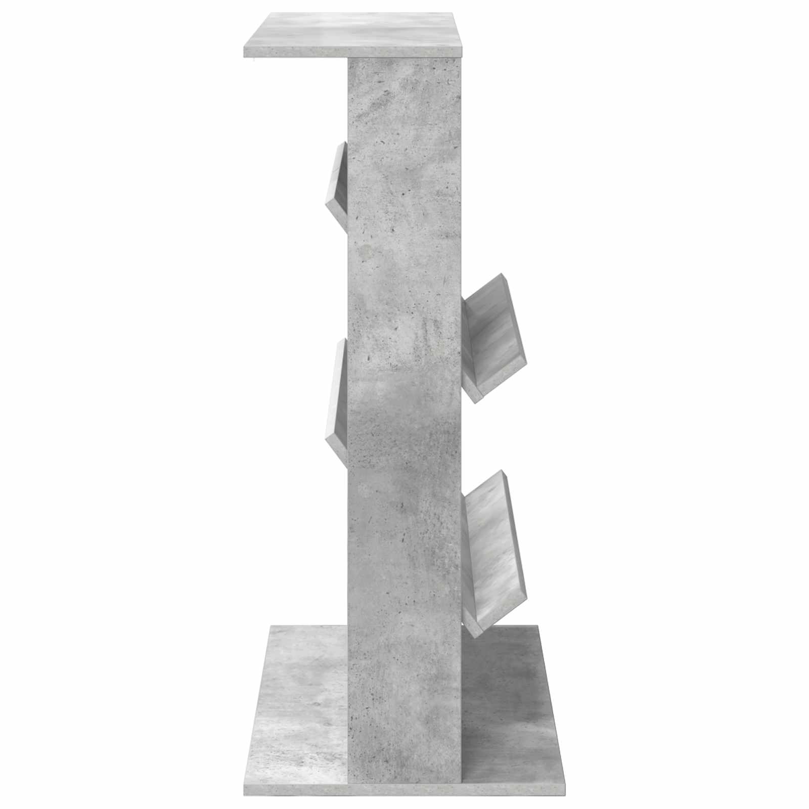 Raft pentru reviste Gri din beton 70 x 41 x 96 cm Lemn compozit [5]
