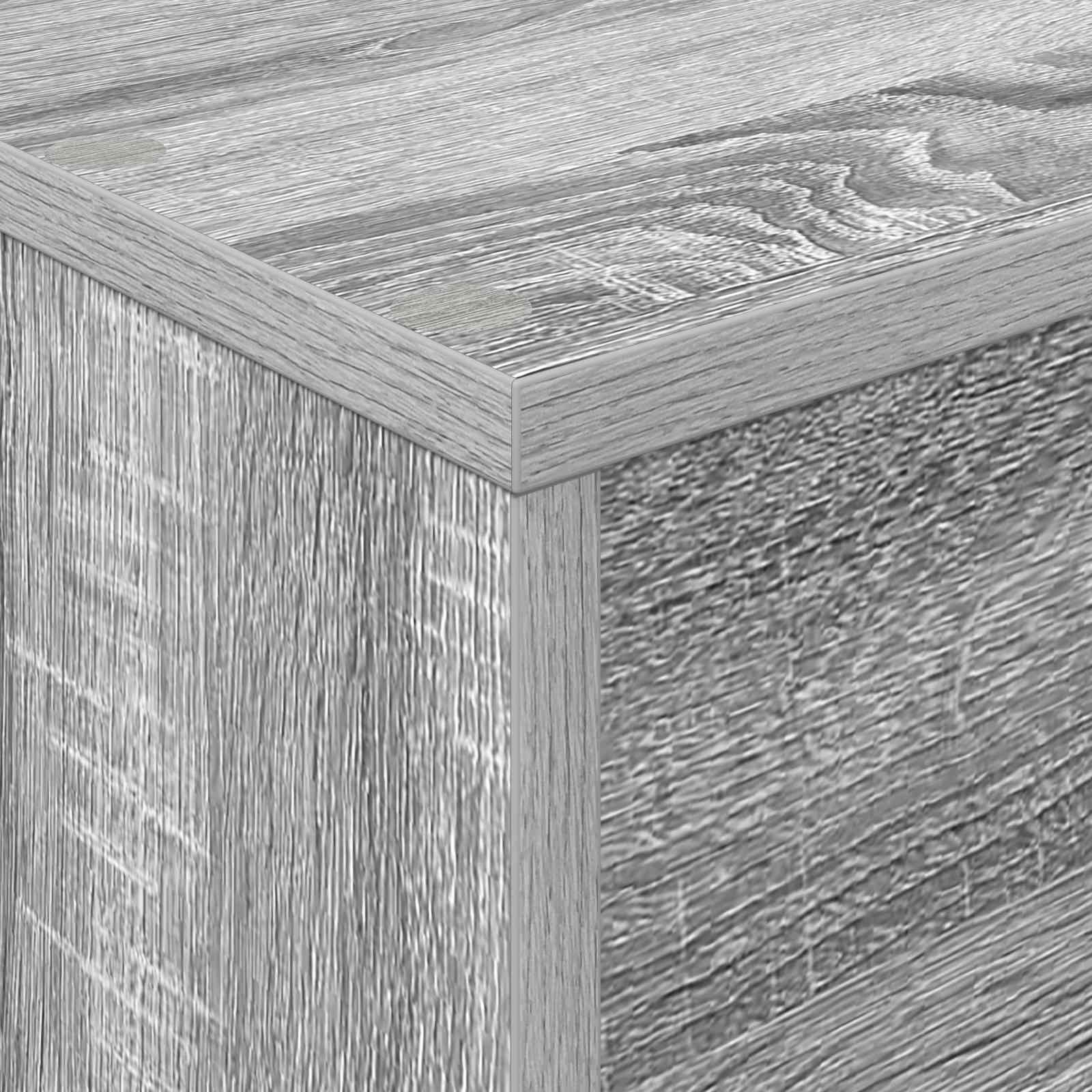 Raft pentru reviste Gri Sonoma 70 x 41 x 96 cm Lemn compozit [7]