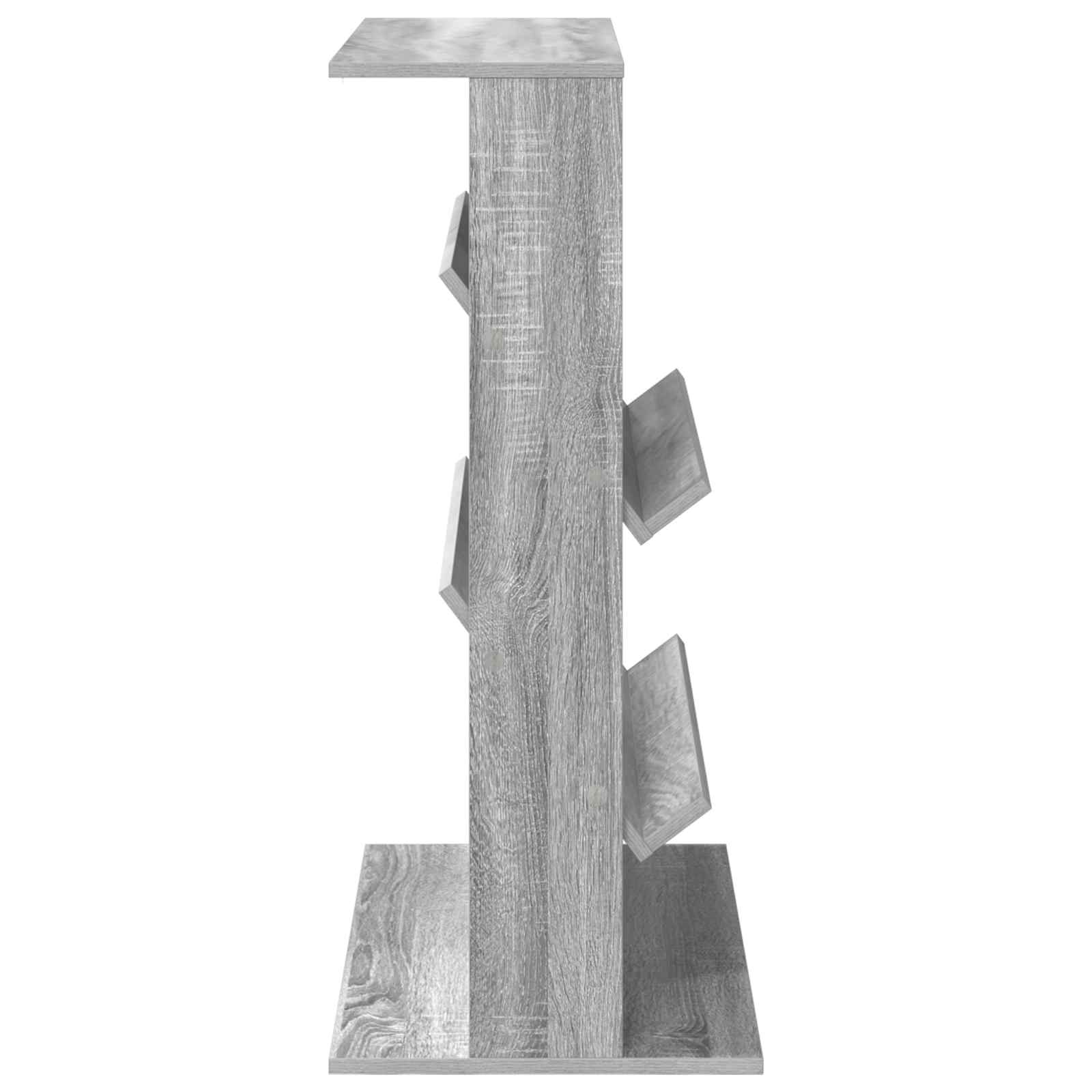 Raft pentru reviste Gri Sonoma 70 x 41 x 96 cm Lemn compozit [5]