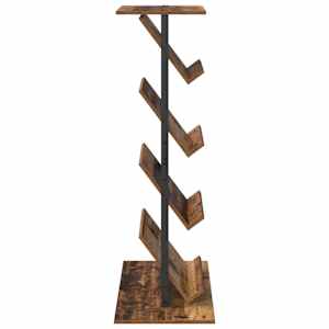 Regál na časopisy s policí Staré dřevo 68 x 40 x 123.5 cm - obrázek 6
