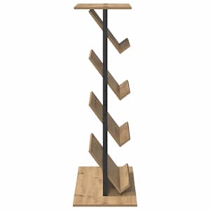 Regál na časopisy s policí Artisanový dub 68 x 40 x 123.5 cm - obrázek 6
