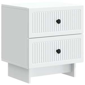 vidaXL &Ouml;&ouml;lambi kapp sahtliga Valge 43 x 34,5 x 47,5 cm Tehispuit