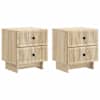 vidaXL &Ouml;&ouml;lambi kapp 2 tk Sonoma tamm 43 x 34,5 x 47,5 cm Tehispuit