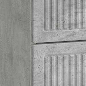 Noční skříňka 2 pcs Betonově šedá 43 x 34,5 x 47,5 cm - obrázek 10