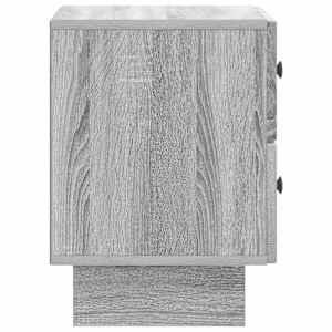 Noční skříňka se zásuvkou 2 pcs Šedá sonoma 43 x 34,5 x 47,5 cm - obrázek 8