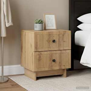 Nočna omarica 2 pcs Artisan hrast 43 x 34,5 x 47,5 cm