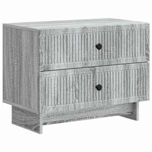 Nočna omarica Siva Sonoma 62 x 34,5 x 47,5 cm Inženirski les