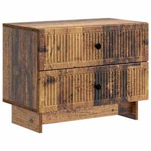 Noční skříňka Staré dřevo 62 x 34,5 x 47,5 cm Kompozitní dřevo - obrázek 2