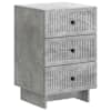 vidaXL &Ouml;&ouml;lambi kapp sahtliga Betoonhall 43 x 41 x 66,5 cm Tehispuit