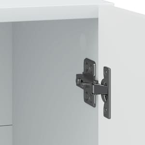 Noční skříňka 2 pcs Bílá 43 x 34,5 x 50 cm Kompozitní dřevo - obrázek 11