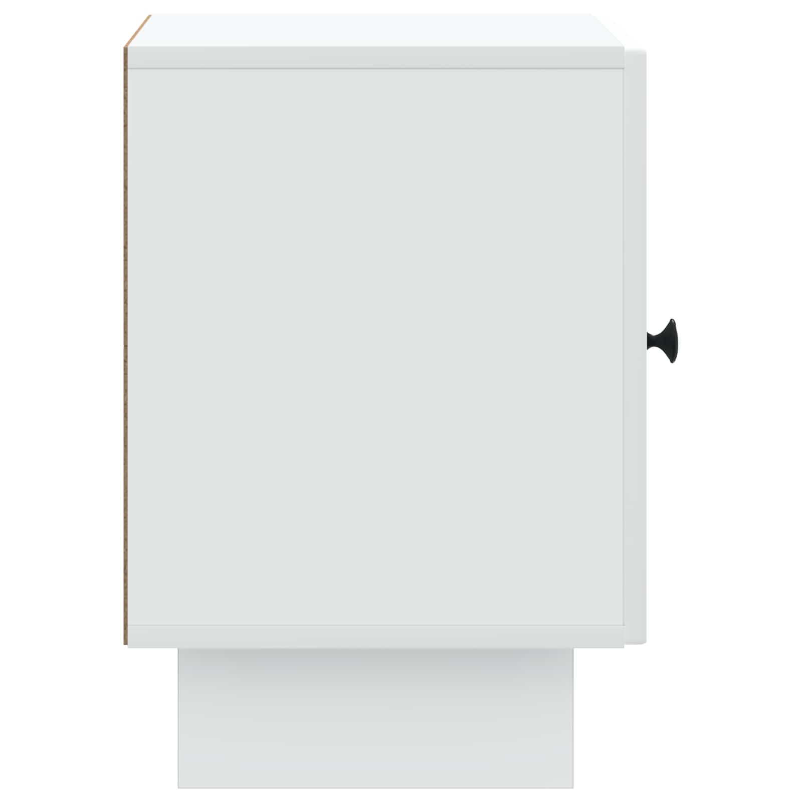 Nočna omarica 2 pcs Bela 43 x 34,5 x 50 cm Inženirski les - slika 6