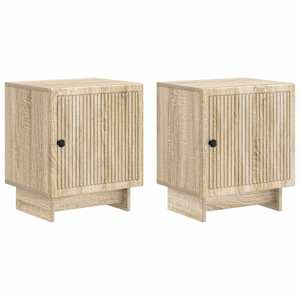 Nočna omarica 2 pcs Sonoma hrast 43 x 34,5 x 50 cm