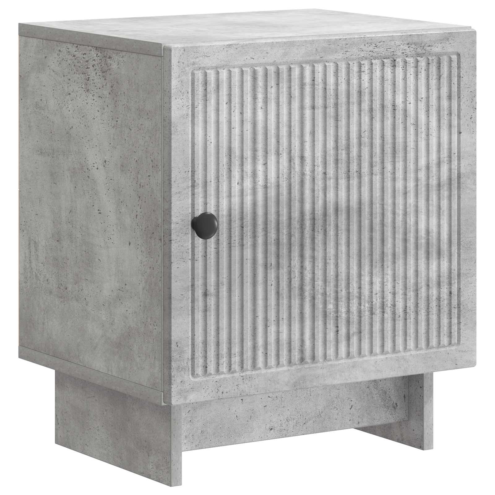 vidaXL Dulap de noapte Gri Beton 43 x 34,5 x 50 cm Lemn prelucrat