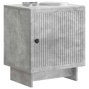 Noční skříňka 2 pcs Betonově šedá 43 x 34,5 x 50 cm - obrázek 3