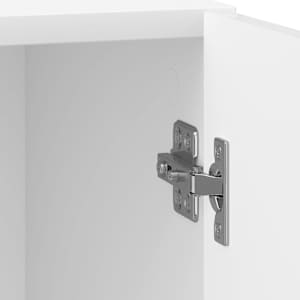 Noční skříňka 2 pcs Bílá s vysokým leskem 43 x 34,5 x 50 cm - obrázek 11