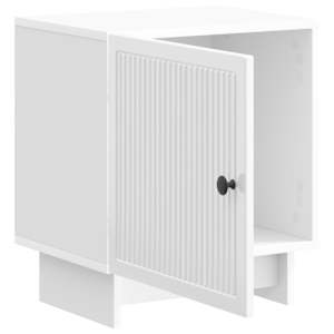 Noční skříňka 2 pcs Bílá s vysokým leskem 43 x 34,5 x 50 cm - obrázek 6