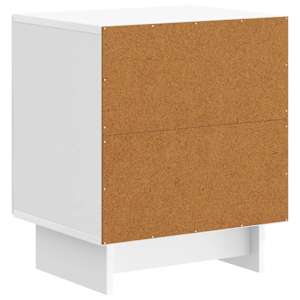 Noční skříňka 2 pcs Bílá s vysokým leskem 43 x 34,5 x 50 cm - obrázek 9