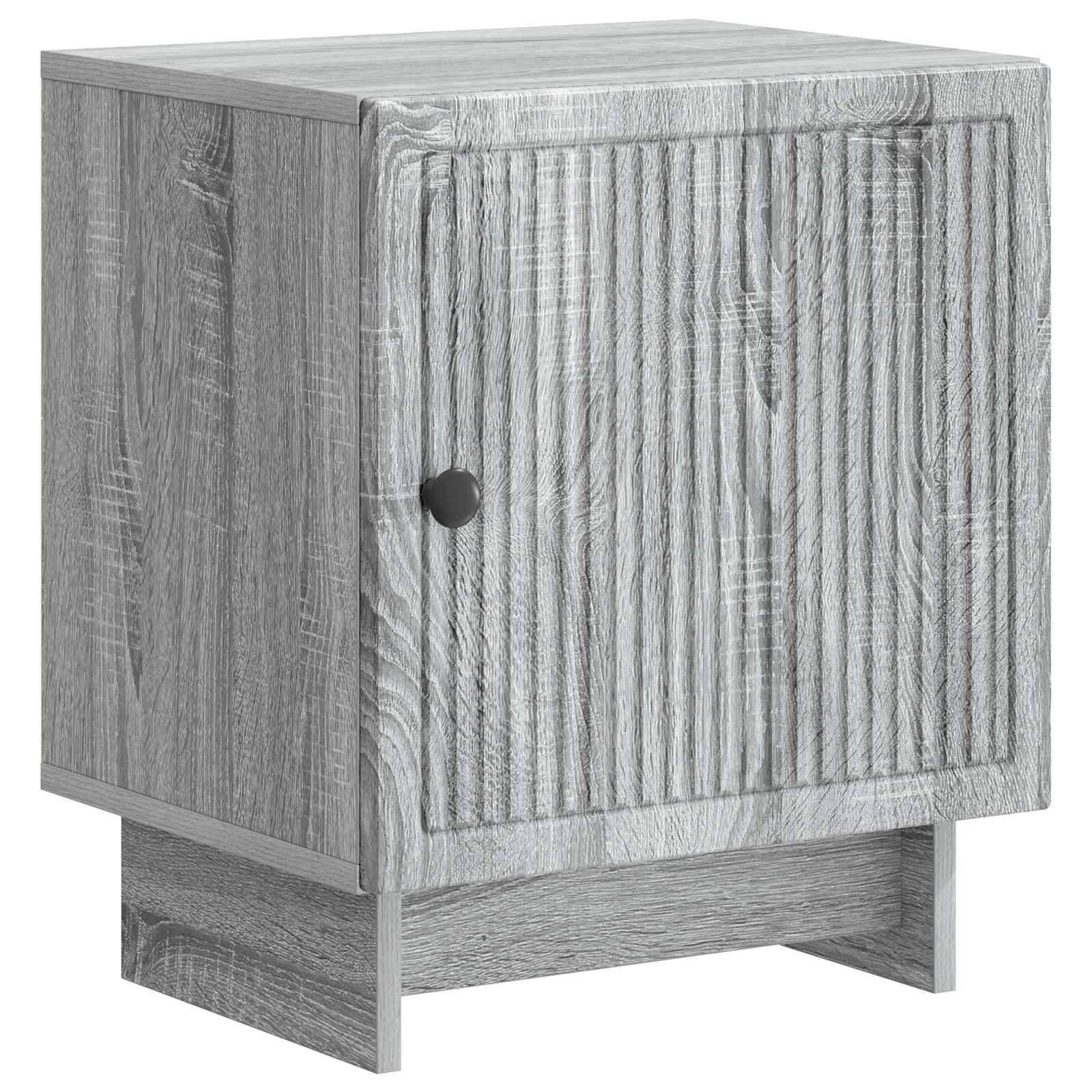 vidaXL Dulap de noapte Sonoma gri 43 x 34,5 x 50 cm Lemn prelucrat