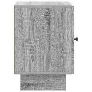 Noční skříňka 2 pcs Šedá sonoma 43 x 34,5 x 50 cm - obrázek 8