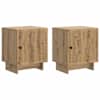 vidaXL &Ouml;&ouml;lambi kapp 2 tk Artisan tamm 43 x 34,5 x 50 cm Tehispuit