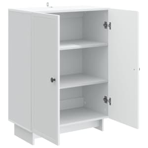 Servírovací skříň Bílá 66 x 34,5 x 90 cm Kompozitní dřevo - obrázek 3