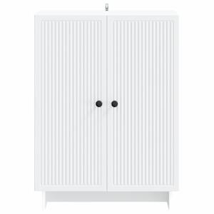 Servírovací skříň Bílá 66 x 34,5 x 90 cm Kompozitní dřevo - obrázek 4