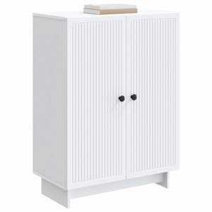 Servírovací skříň Bílá 66 x 34,5 x 90 cm Kompozitní dřevo - obrázek 2