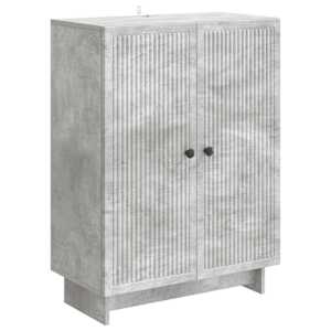 Strani šal Betonsko siva 66 x 34,5 x 90 cm Inženirski les