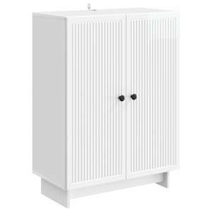 Servírovací skříň Bílá s vysokým leskem 66 x 34,5 x 90 cm - obrázek 1