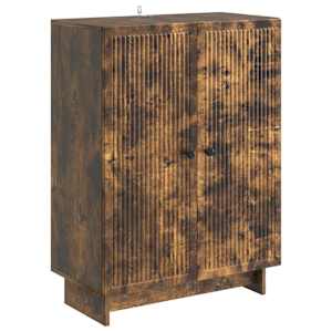 Strani šal Dimljen hrast 66 x 34,5 x 90 cm Inženirski les