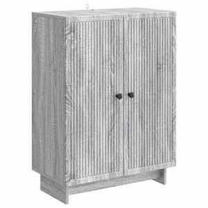 Strani šal Siva Sonoma 66 x 34,5 x 90 cm Inženirski les