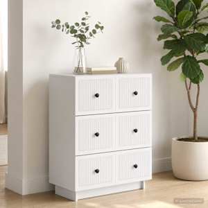 Predalna omara Bela 66 x 34,5 x 90 cm Inženirski les