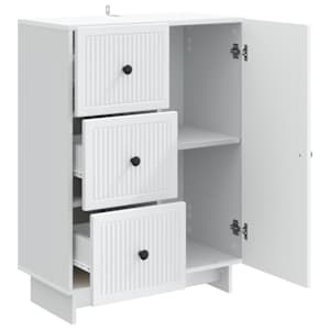 Servírovací skříň Bílá 66 x 34,5 x 90 cm Kompozitní dřevo - obrázek 5