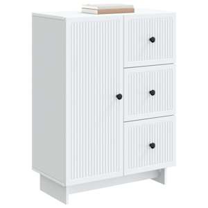 Servírovací skříň Bílá 66 x 34,5 x 90 cm Kompozitní dřevo - obrázek 3