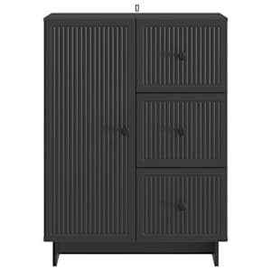 Servírovací skříň Černá 66 x 34,5 x 90 cm Kompozitní dřevo - obrázek 6